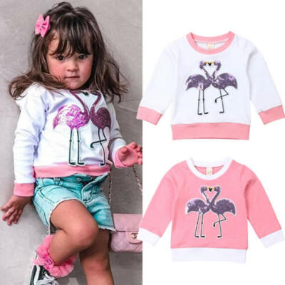 Toddler Kids Baby Girl Flamingo Long Sleeve Sweatshirts Pullover Tops T-Shirt
Toddler Kids Baby Girl Flamingo Long Sleeve Sweatshirts Pullover Tops T-Shirt