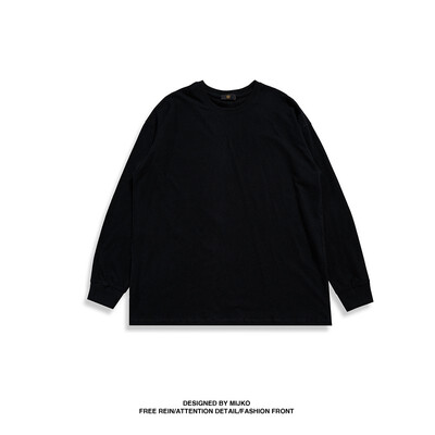 MIJKO mens womens autumn&winter new products basic candy color wild TEE falling shoulder cotton men&women with high street long sleeve T-shirt tide
MIJKO mens womens autumn&winter new products basic candy color wild TEE falling shoulder cotton men&women with high street long sleeve T-shirt tide