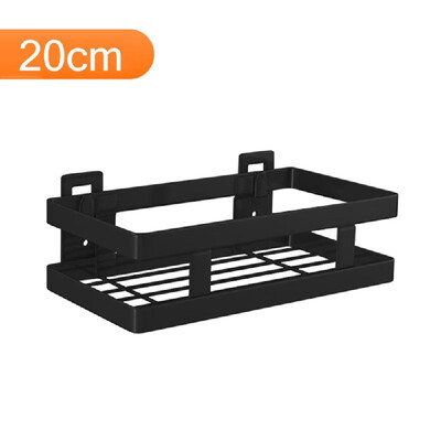 Nail-Free Stainless Steel Wall Storage Shelf Black Floating Shelf Spice Rack for Kitchen Bathroom with Varying Sizes
Nail-Free Stainless Steel Wall Storage Shelf Black Floating Shelf Spice Rack for Kitchen Bathroom with Varying Sizes