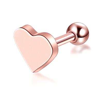 Womens earrings ear bone nail Korean Heart stud earrings for Women female Aretes De Mujer Brincos Boucle Doreille