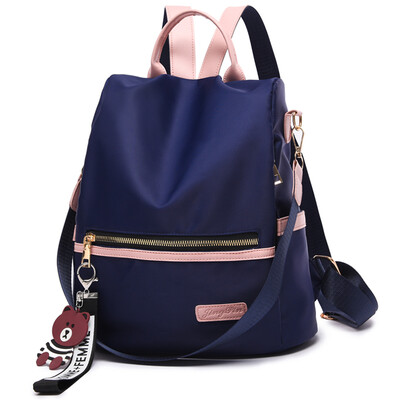 Anti-theft backpack female canvas Oxford cloth backpack fashion travel leisure bags large capacity
Anti-theft backpack female canvas Oxford cloth backpack fashion travel leisure bags large capacity