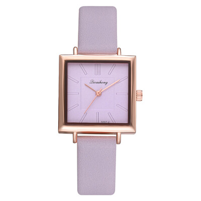 Simple temperament quartz s table European&American square head PU strap ladies watch fashion ladies watch
Simple temperament quartz s table European&American square head PU strap ladies watch fashion ladies watch