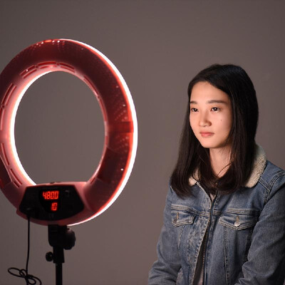 FD-480II 177" 45cm 96W Dimmable Bi-color 3200-5500K Macro LED Video Ring Light Lamp w LCD Display Make-up Mirror Smartphone Hol
FD-480II 177" 45cm 96W Dimmable Bi-color 3200-5500K Macro LED Video Ring Light Lamp w LCD Display Make-up Mirror Smartphone Hol