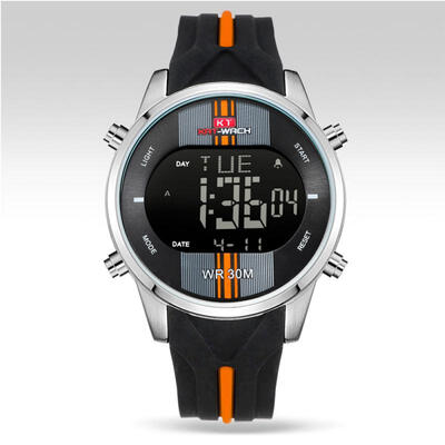 KAT Multi Fashionable Sport Electric Watch Waterproof Night Light Wristband For Men
KAT Multi Fashionable Sport Electric Watch Waterproof Night Light Wristband For Men
