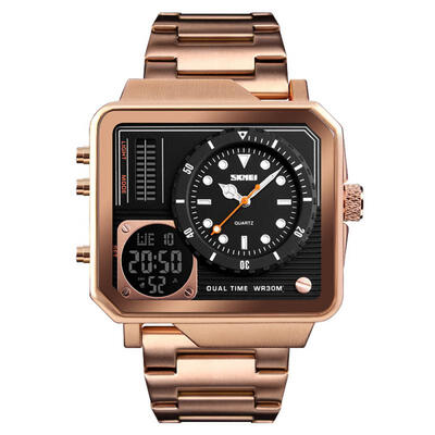 SKMEI Multifunction Waterproof Business Mens Watch Digital Dual Display Outdoor Sport Watches
SKMEI Multifunction Waterproof Business Mens Watch Digital Dual Display Outdoor Sport Watches