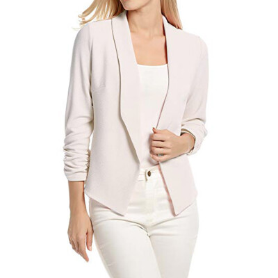 Roseonmyhand Women 34 Sleeve Blazer Open Front Short Cardigan Suit Jacket Work Office Coat
Roseonmyhand Women 34 Sleeve Blazer Open Front Short Cardigan Suit Jacket Work Office Coat