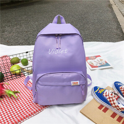 Ins wind bag female college students Korean version of high school junior high school junior high school girls simple Joker backpa
Ins wind bag female college students Korean version of high school junior high school junior high school girls simple Joker backpa