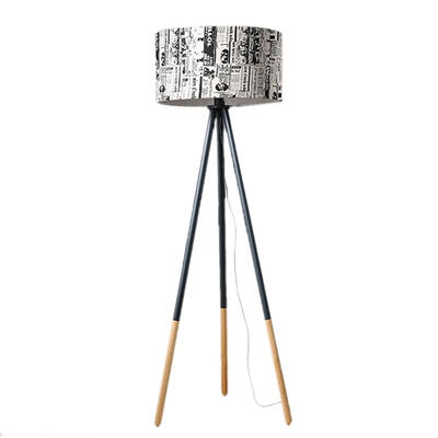 Home Alightup Retro Wood Tripod Floor Lamp Lighting For Living Room Bedroom 
Home Alightup Retro Wood Tripod Floor Lamp Lighting For Living Room Bedroom