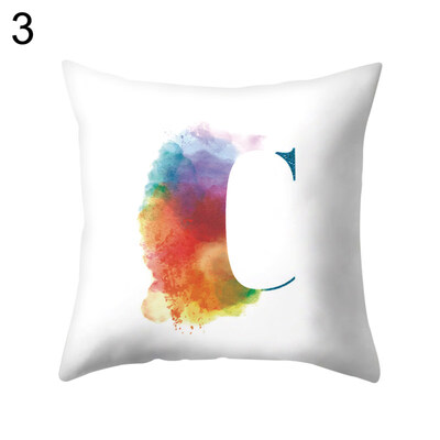 Colorful Capital Letter Throw Pillow Case Sofa Bed Cushion Cover Home Car Decor 
Colorful Capital Letter Throw Pillow Case Sofa Bed Cushion Cover Home Car Decor