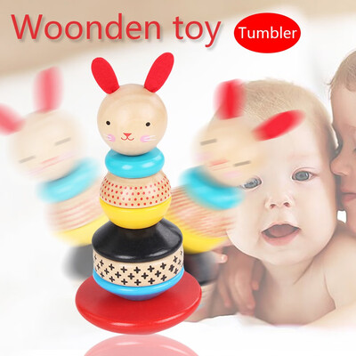 Siaonvr Wooden Rabbit Tumbler Rainbow Building Stacking Blocks Kids Puzzle Toy Gifts
Siaonvr Wooden Rabbit Tumbler Rainbow Building Stacking Blocks Kids Puzzle Toy Gifts