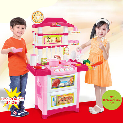 Gobestart Pretend Kitchen Games Play Kitchen Set With Friends 32Pcs Childrens Toys PK
Gobestart Pretend Kitchen Games Play Kitchen Set With Friends 32Pcs Childrens Toys PK