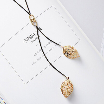 Korean Necklace Pendant Fashion Necklace Popular Leaves Shape Long The Original of Korean
Korean Necklace Pendant Fashion Necklace Popular Leaves Shape Long The Original of Korean