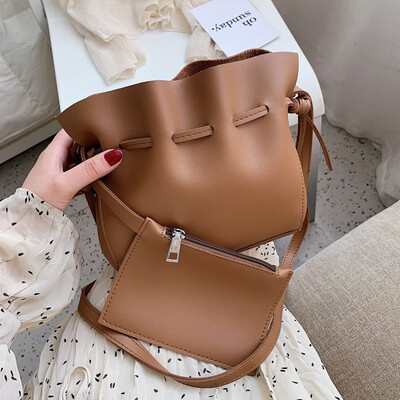 Bag female new Korean version of the simple mini blessing bag bucket bag drawstring casual shoulder Messenger bag
Bag female new Korean version of the simple mini blessing bag bucket bag drawstring casual shoulder Messenger bag