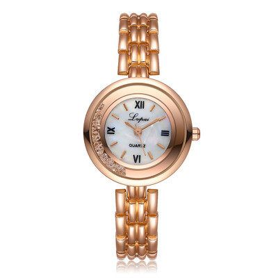 Rose Gold Quartz Wristwatches Crystal Women Bracelet Watch Lvpai Fashion Brand Round New Women Dress Watches Gift Clock 233
Rose Gold Quartz Wristwatches Crystal Women Bracelet Watch Lvpai Fashion Brand Round New Women Dress Watches Gift Clock 233