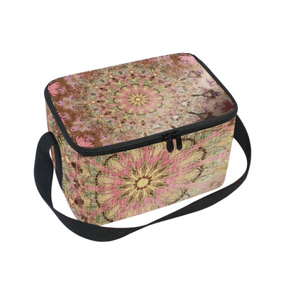 ALAZA Insulated Lunch Box Metallic Pink India Pattern Lunch Bag for Men Women Portable Tote Bag Cooler Bag
ALAZA Insulated Lunch Box Metallic Pink India Pattern Lunch Bag for Men Women Portable Tote Bag Cooler Bag