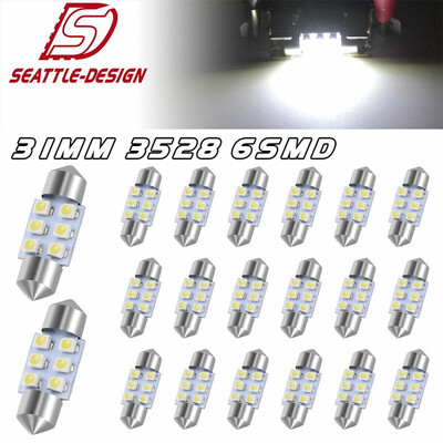 20X 31MM 3528 Festoon LED Dome Map Interior Light Bulbs DE3175 DE3022 3021 6428
20X 31MM 3528 Festoon LED Dome Map Interior Light Bulbs DE3175 DE3022 3021 6428