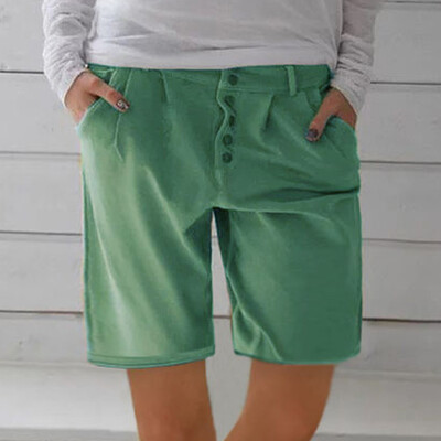 Tailored Fashion Women Solid Buttons Cotton And Linen Pockets Casual Vintage Short Pants
Tailored Fashion Women Solid Buttons Cotton And Linen Pockets Casual Vintage Short Pants