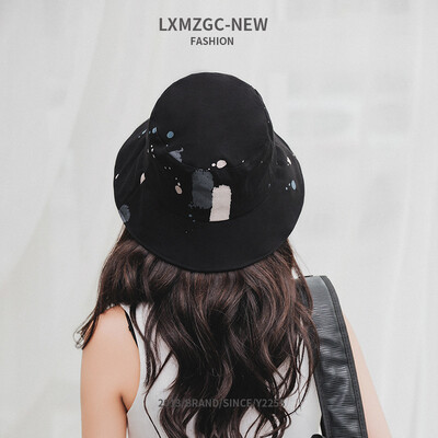 Womens New Hat Japanese Literature Fishermans Hat Korean version of Baitao Ink-jet Flat-Top Pot Cap Outdoor Sunshade Corner Cap
Womens New Hat Japanese Literature Fishermans Hat Korean version of Baitao Ink-jet Flat-Top Pot Cap Outdoor Sunshade Corner Cap