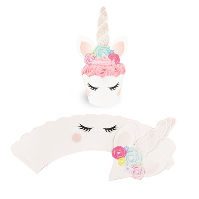 FUNNYBUNNY Unicorn Cupcake Toppers Wrappers Birthday Party Supplies Unicorn Horn Cake Decoration Baby Shower
FUNNYBUNNY Unicorn Cupcake Toppers Wrappers Birthday Party Supplies Unicorn Horn Cake Decoration Baby Shower