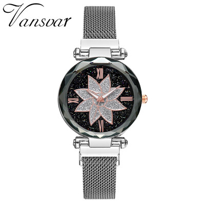 Best Selling Women Mesh Magnet Buckle Starry Sky Watch Casual Luxury Women Geometric Surface Quartz Watches Relogio Feminino50
Best Selling Women Mesh Magnet Buckle Starry Sky Watch Casual Luxury Women Geometric Surface Quartz Watches Relogio Feminino50