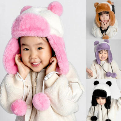Kids Boys Girls Winter Outdoor Fluffy Fleece Hat Unisex Faux Fur Earflap Ski Cap
Kids Boys Girls Winter Outdoor Fluffy Fleece Hat Unisex Faux Fur Earflap Ski Cap