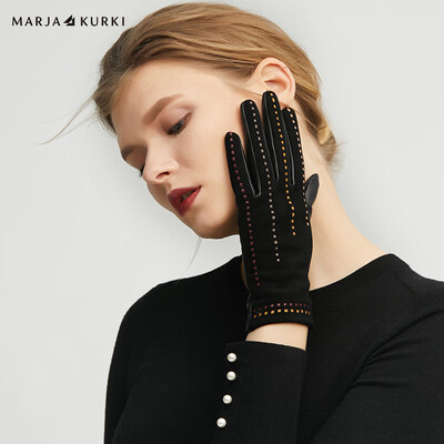 Maria Gucci MARJA KURKI sheepskin gloves goatskin stitching warm windproof solid color leather gloves female gift box shuttle 5CC41L399 black
Maria Gucci MARJA KURKI sheepskin gloves goatskin stitching warm windproof solid color leather gloves female gift box shuttle 5CC41L399 black