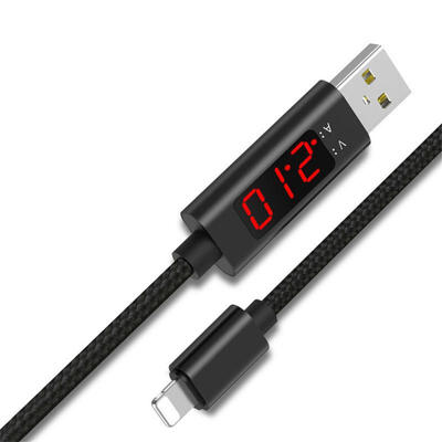 1m Micro USB Type-C Lightning 21A Fast Charging Data Cable With LED Display For Mobile Phones-Type-C
1m Micro USB Type-C Lightning 21A Fast Charging Data Cable With LED Display For Mobile Phones-Type-C
