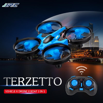 JJRC H36F TERZETTO 3 in 1 Drone Boat Car Water Mode Ground Mode Air Mode 3-mode Altitude Hold Headless Mode RC Quadcopter Gift for
JJRC H36F TERZETTO 3 in 1 Drone Boat Car Water Mode Ground Mode Air Mode 3-mode Altitude Hold Headless Mode RC Quadcopter Gift for