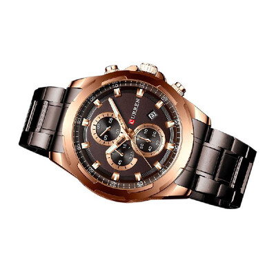 Curren 8354 Men Watch Waterproof Quartz Wrist Watch Multifunctional Business Calendar Alloy Case Stainless Steel Band Watch
Curren 8354 Men Watch Waterproof Quartz Wrist Watch Multifunctional Business Calendar Alloy Case Stainless Steel Band Watch