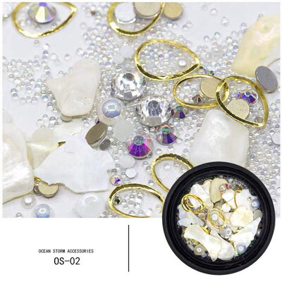 Toponeto Nail Jewelry Ocean Storm Nail Drill Micro Drill Crystal Sand Shell Metal Jewelry
Toponeto Nail Jewelry Ocean Storm Nail Drill Micro Drill Crystal Sand Shell Metal Jewelry