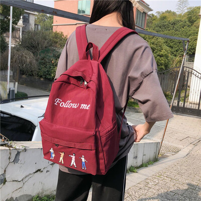 Bookbags Women Korean version High School Students Chaobao Cool Simple Sen Nylon Ancient Girl Japanese Shoulder Bag
Bookbags Women Korean version High School Students Chaobao Cool Simple Sen Nylon Ancient Girl Japanese Shoulder Bag