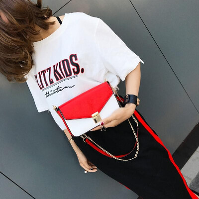 Women Chain Shoulder Bag Color Block PU Leather Flap Front Casual Mini Hand Bag Crossbody Bag
Women Chain Shoulder Bag Color Block PU Leather Flap Front Casual Mini Hand Bag Crossbody Bag