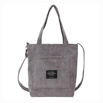 Large Corduroy Messenger Bag Tote Women Handbag Shoulder Crossbody Bags