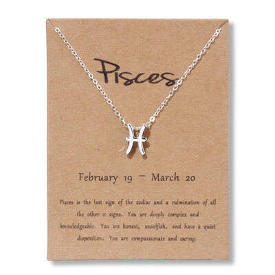 Card Fashion Jewelry 12 Constellation Pendant Necklace Astrology Gold Tone Chain Necklace For Women
Card Fashion Jewelry 12 Constellation Pendant Necklace Astrology Gold Tone Chain Necklace For Women