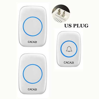 CACAZI A10-2 Wireless Doorbell Waterproof 300M Remote Plug Smart Door Bell Chime Battery 1 2 Button 1 2 3 Receiver AC
CACAZI A10-2 Wireless Doorbell Waterproof 300M Remote Plug Smart Door Bell Chime Battery 1 2 Button 1 2 3 Receiver AC