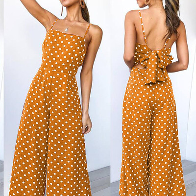 Tailored Women Fashion Sleeveless Jumpsuit Summer Strappy Romper Beach Party Playsuit
Tailored Women Fashion Sleeveless Jumpsuit Summer Strappy Romper Beach Party Playsuit