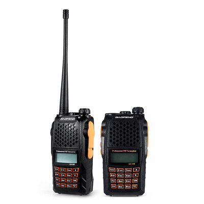 Original BAOFENG UV-6R VHFUHF Dual Band Handheld Transceiver Interphone with LCD FM Radio Receiver 5W 128 Memory Channels 1750Hz
Original BAOFENG UV-6R VHFUHF Dual Band Handheld Transceiver Interphone with LCD FM Radio Receiver 5W 128 Memory Channels 1750Hz