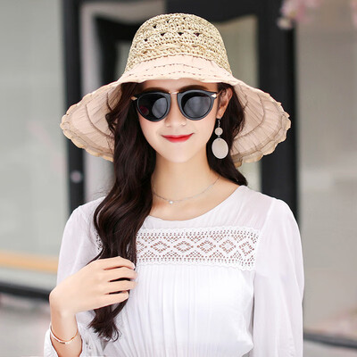 hat summer small fresh straw hat sun-proof sun hat folding all-to-one along the beach cap cool the hat
hat summer small fresh straw hat sun-proof sun hat folding all-to-one along the beach cap cool the hat