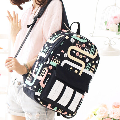 Rain every canvas shoulder bag female Japan&South Korea tide junior high school students bag female bag academic travel backpa
Rain every canvas shoulder bag female Japan&South Korea tide junior high school students bag female bag academic travel backpa