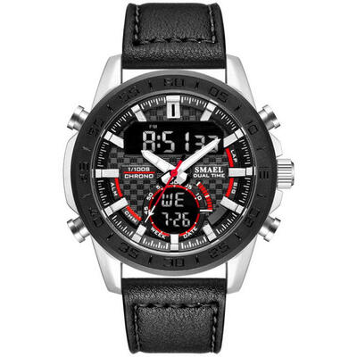 SMAEL 1407 Outdoor Waterproof Sports Watch Multifunctional Digital Wristwatch With Leather Strap For Men
SMAEL 1407 Outdoor Waterproof Sports Watch Multifunctional Digital Wristwatch With Leather Strap For Men