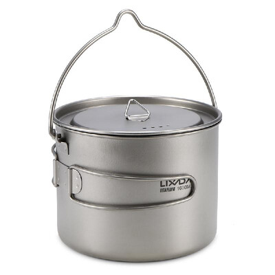 Lixada 1600ml Titanium Pot Ultralight Portable Hanging Pot with Lid&Foldable Handle Outdoor Camping Hiking Backpacking
Lixada 1600ml Titanium Pot Ultralight Portable Hanging Pot with Lid&Foldable Handle Outdoor Camping Hiking Backpacking