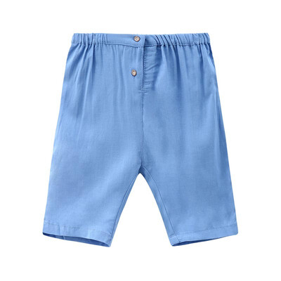 DOU DOU YI CHU childrens clothing boys linen five pants pure color navy casual pants summer 9181
DOU DOU YI CHU childrens clothing boys linen five pants pure color navy casual pants summer 9181