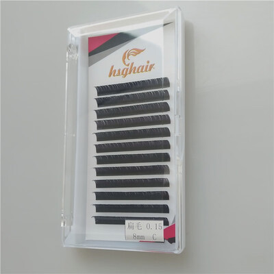 HUISGHAIR Double-tip flat hair close-packed single root grafting eyelash comfort simulation eyelashes 14564
HUISGHAIR Double-tip flat hair close-packed single root grafting eyelash comfort simulation eyelashes 14564