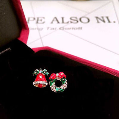 Christmas Festive Gift Jewelry Color Tree Snowflake Round Stud Earring for Girl Kid Bell Santa Claus Ear Jacket Cuff Earring
Christmas Festive Gift Jewelry Color Tree Snowflake Round Stud Earring for Girl Kid Bell Santa Claus Ear Jacket Cuff Earring