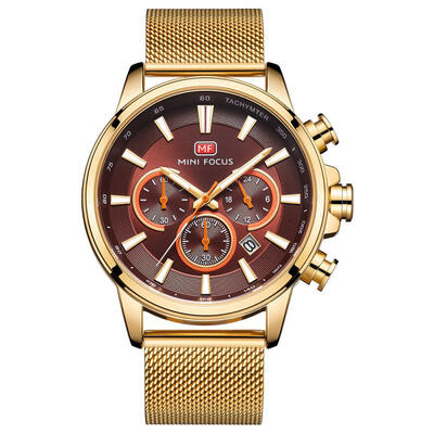 MINI FOCUS MF0142G Fashion Waterproof Luminous 3-Dial 6-Pin Quartz Wristwatch Mens Watch With Mesh Strap Calendar Function
MINI FOCUS MF0142G Fashion Waterproof Luminous 3-Dial 6-Pin Quartz Wristwatch Mens Watch With Mesh Strap Calendar Function