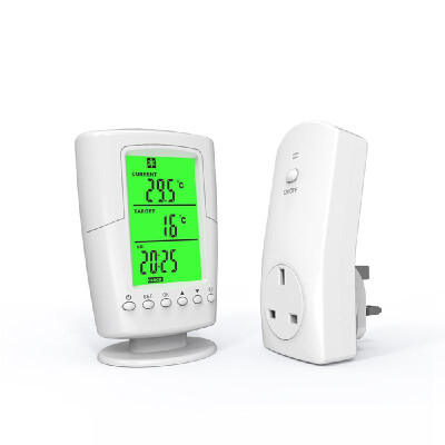 Smart Programmable Wireless Remote Thermostat Plug in Socket Heating Cooling Program Temperature Controller--AC110V-120V 15A US
Smart Programmable Wireless Remote Thermostat Plug in Socket Heating Cooling Program Temperature Controller--AC110V-120V 15A US