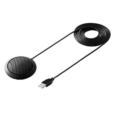 Stereo Omnidirectional Condenser Microphone Mic USB Connector for Meeting Business Conference Desktop Computer
Stereo Omnidirectional Condenser Microphone Mic USB Connector for Meeting Business Conference Desktop Computer