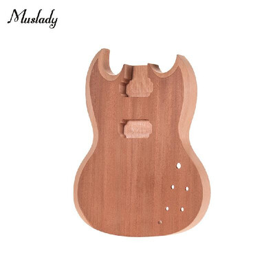Muslady SG-T1 Unfinished Guitar Body Mahogany Wood Blank Guitar Barrel for SG Style Electric Guitars DIY Parts
Muslady SG-T1 Unfinished Guitar Body Mahogany Wood Blank Guitar Barrel for SG Style Electric Guitars DIY Parts