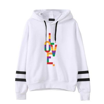 Lgbt Lesbian Gay Pride Love Rainbow Color Letter Printed Hoodies Casual Long Sleeve Hooded Sweatshirts Pullover Tops
Lgbt Lesbian Gay Pride Love Rainbow Color Letter Printed Hoodies Casual Long Sleeve Hooded Sweatshirts Pullover Tops