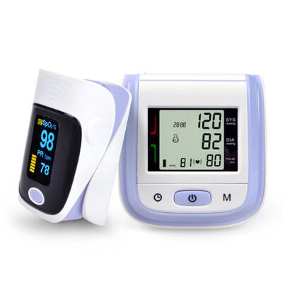 LCD Digital Medical Pulse Oximeter Wrist Blood Pressure Monitor Health Care